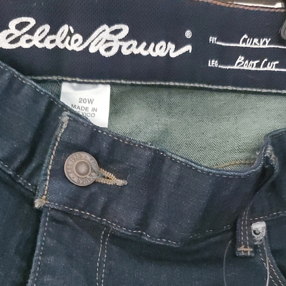 Eddie Bauer Women's Dark Blue Jeans - Picture 5 of 7